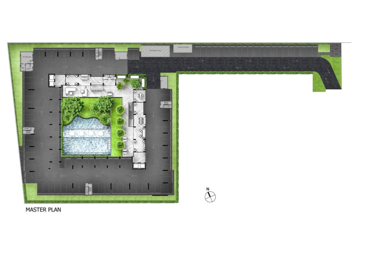 Huahin Dusitd2 Residences, Apartments Near Beach מראה חיצוני תמונה